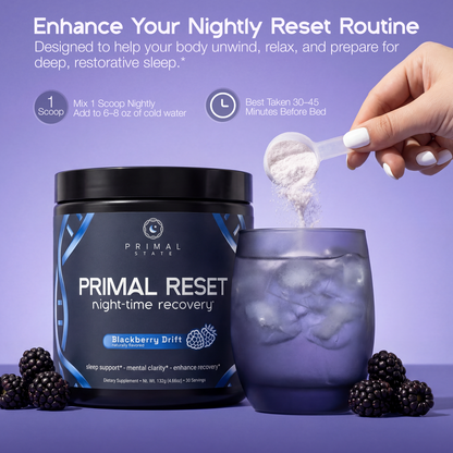 Primal Reset™ | Melatonin-Free Nighttime Recovery Drink